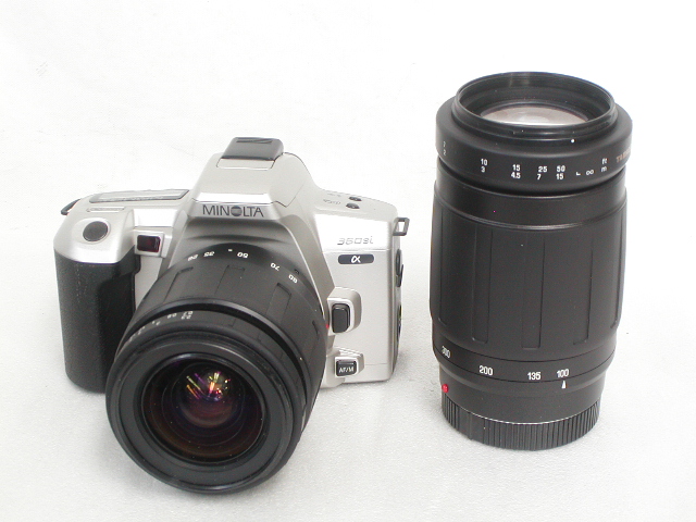 ASAHI PENTAX MINOLTA Panasonic with soft case.